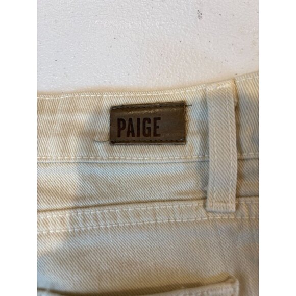 Paige Womens Cut Off Shorty Mini Shorts Echo Park Grey Nomad Size 27 - Picture 3 of 11